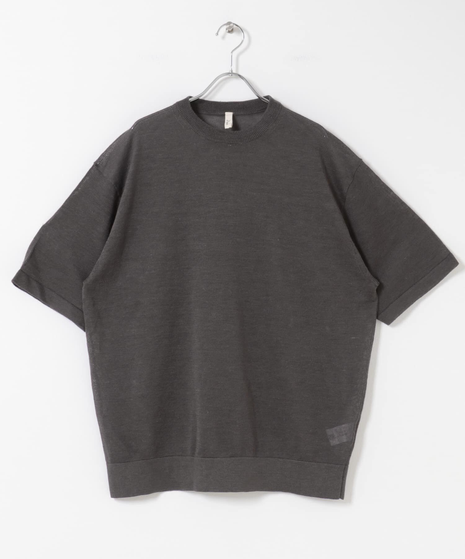 URBAN RESEARCH DOORS「Ramie High Gauge Crew-Neck Knit」|ニット・セーター|
