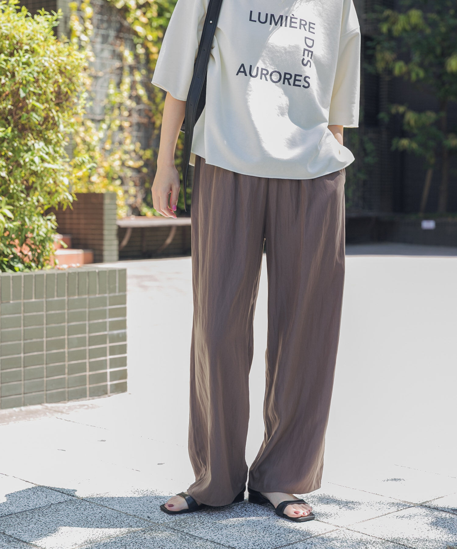 URBAN RESEARCH DOORS「『接触冷感/UVｶｯﾄ/吸水速乾/ﾏｼﾝｳｫｯｼｬﾌﾞﾙ』ﾄﾞﾗｲﾀｯﾁ  」|その他|モカ
