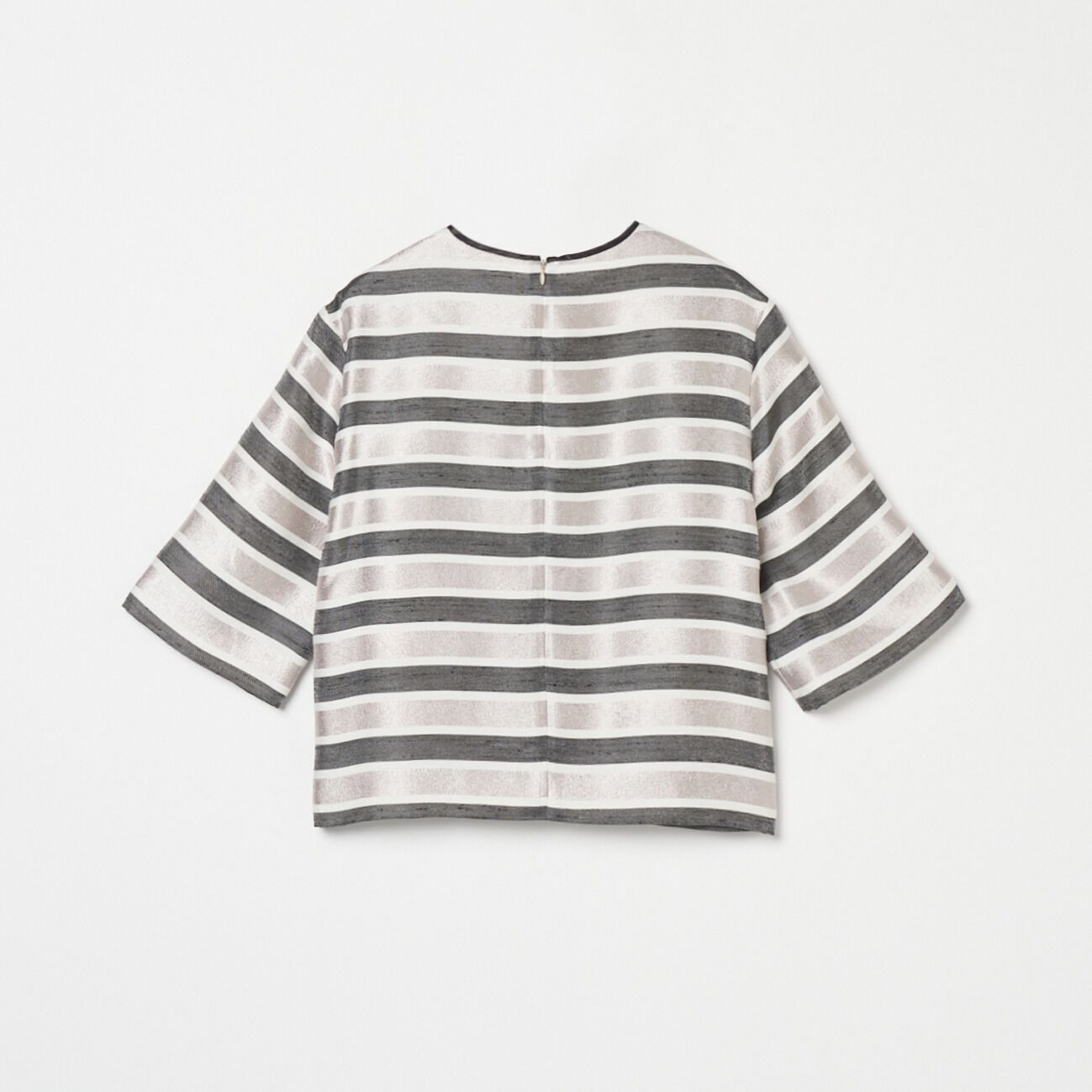 HELIOPOLE「HELIOPOLE GLITTER STRIPE TEE BLOUSE」|シャツ・ブラウス|