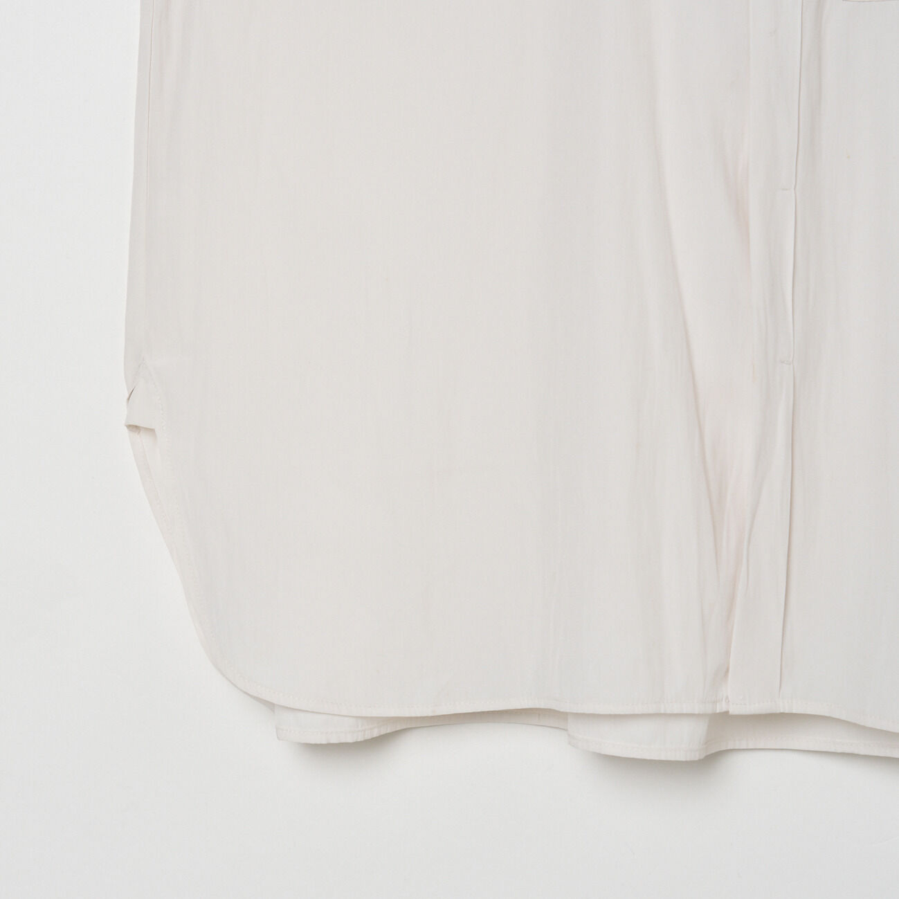 HELIOPOLE「HELIOPOLE CREPE COLLARLESS SHIRT」|シャツ・ブラウス|