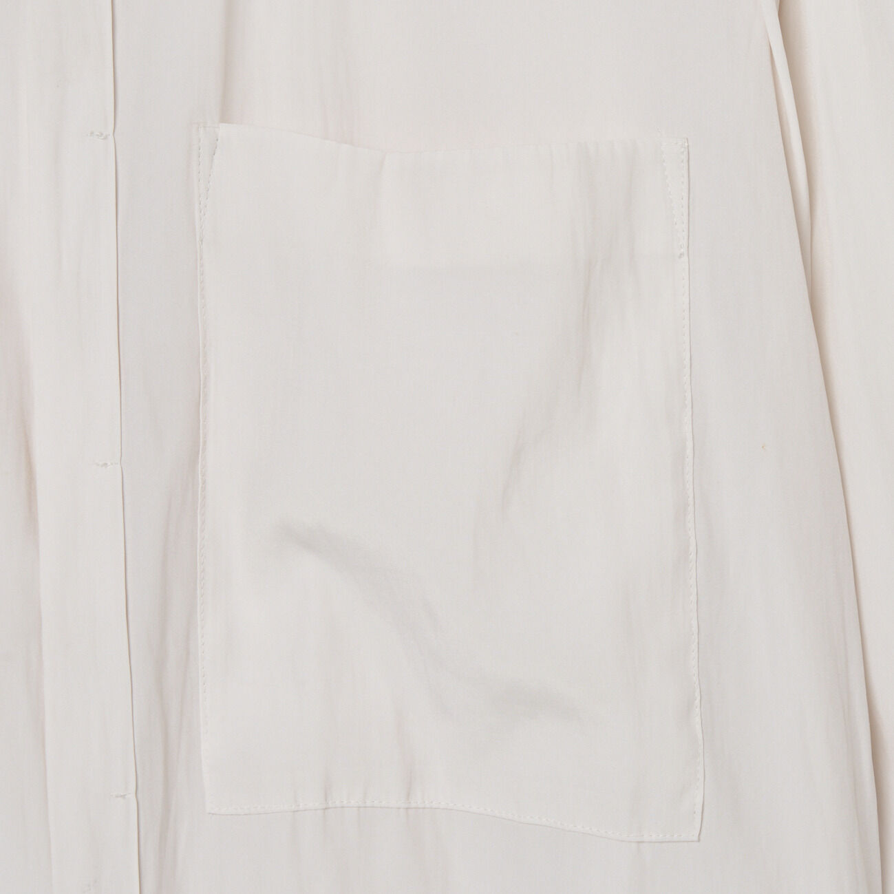 HELIOPOLE「HELIOPOLE CREPE COLLARLESS SHIRT」|シャツ・ブラウス|