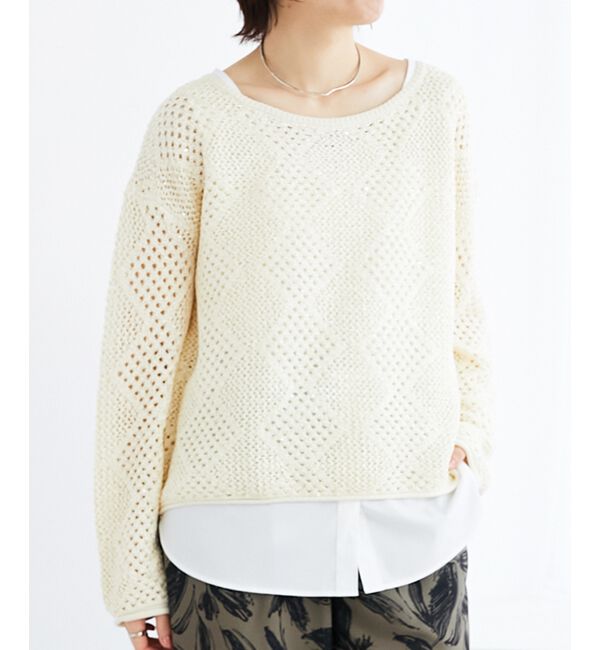 le.coeur blanc「TORRAZZO DONNAスパンコールニット」|ニット・セーター|