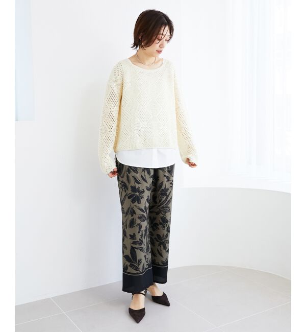 le.coeur blanc「TORRAZZO DONNAスパンコールニット」|ニット・セーター|