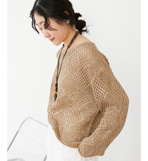 le.coeur blanc「TORRAZZO DONNAスパンコールニット」|ニット・セーター|