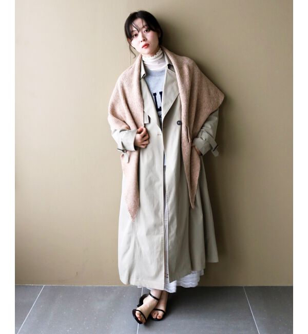  「《WEB限定》フルダルギャバロングトレンチコート」|トレンチコート|