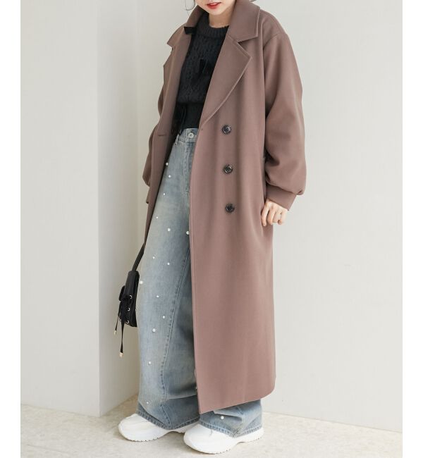 MAJESTICLEGON「バックデザインチェスターコート」|チェスターコート|