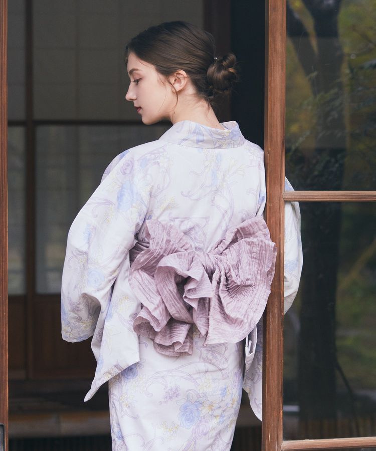 Maison de FLEUR「【兵児帯セット】フローラル浴衣」|その他|