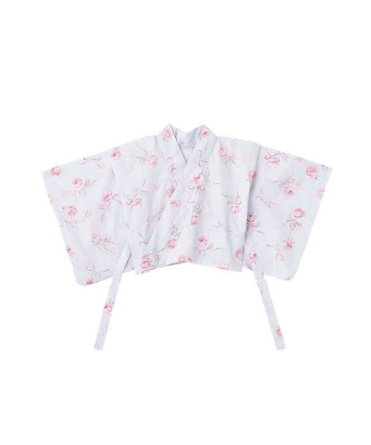 Maison de FLEUR「【セパレート/兵児帯セット】ローズリボン セパレート浴衣」|その他|