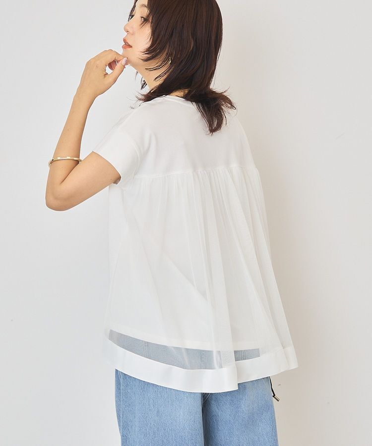 AMERICAN HOLIC「【接触冷感】バックチュールドッキングプルオーバー」|Tシャツ・カットソー|