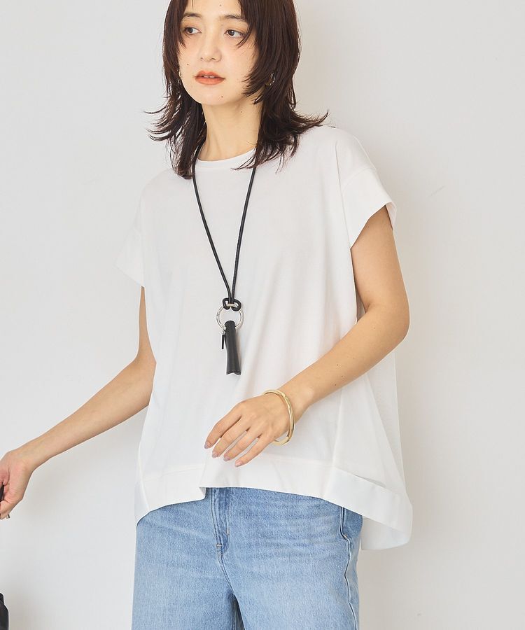 AMERICAN HOLIC「【接触冷感】バックチュールドッキングプルオーバー」|Tシャツ・カットソー|