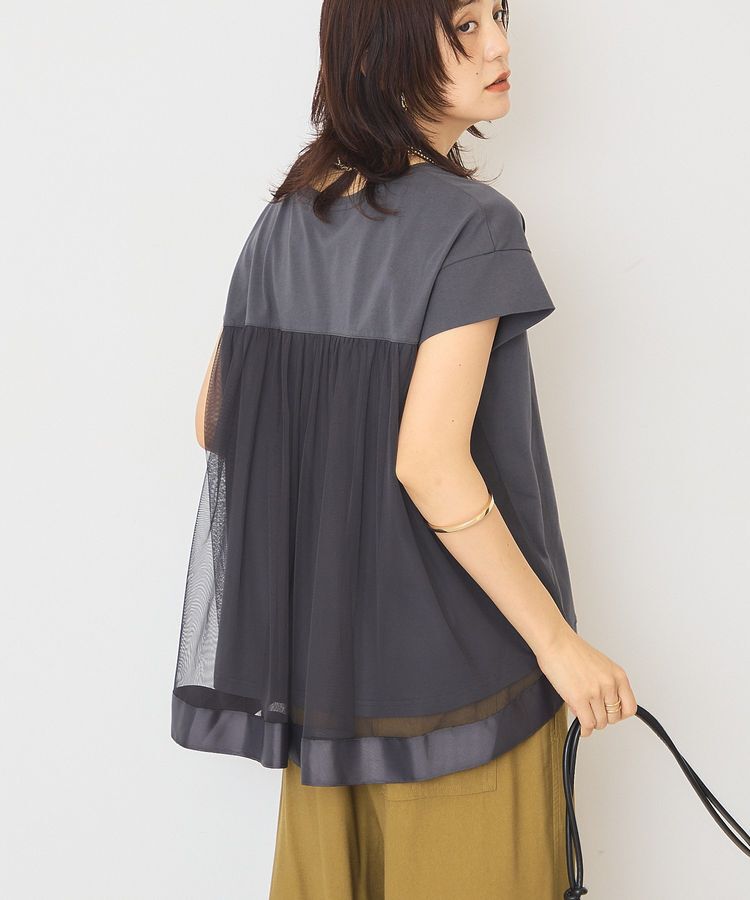 AMERICAN HOLIC「【接触冷感】バックチュールドッキングプルオーバー」|Tシャツ・カットソー|