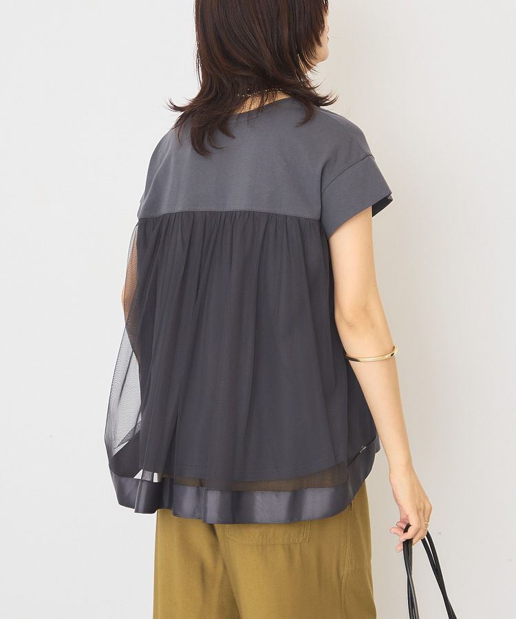 AMERICAN HOLIC「【接触冷感】バックチュールドッキングプルオーバー」|Tシャツ・カットソー|