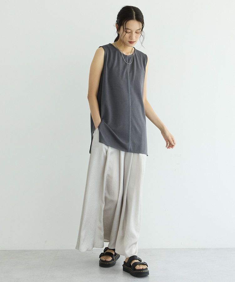 GARAGE OF GOOD CLOTHING「【日本製】サテンスカートライクパンツ」|その他|