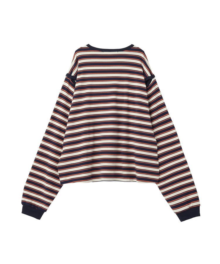 GARAGE OF GOOD CLOTHING「マルチボーダー2WAY ロングスリーブカットソー」|Tシャツ・カットソー|