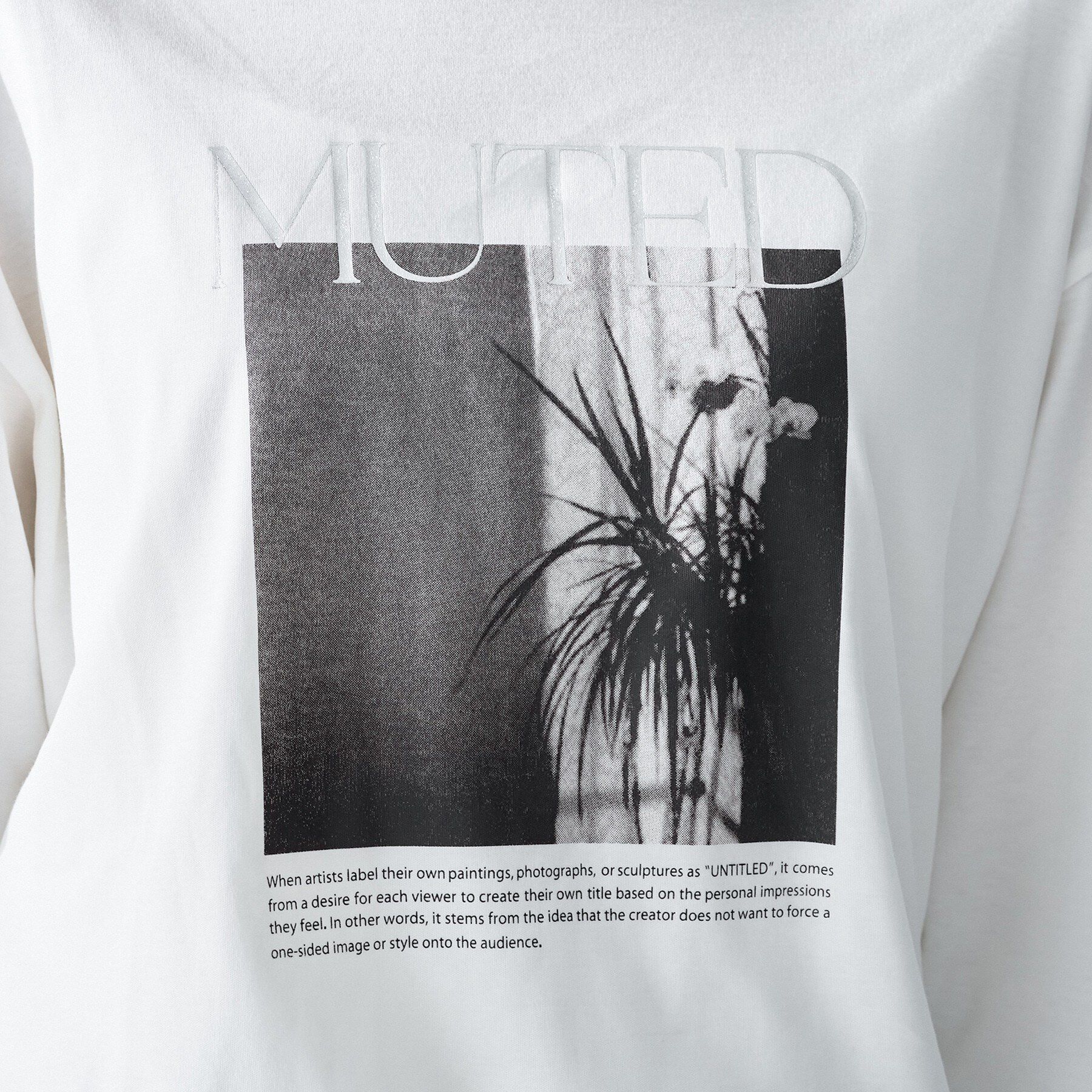 UNTITLED「【ロゴ・プリント】フォトグラフィックロンT」|Tシャツ・カットソー|