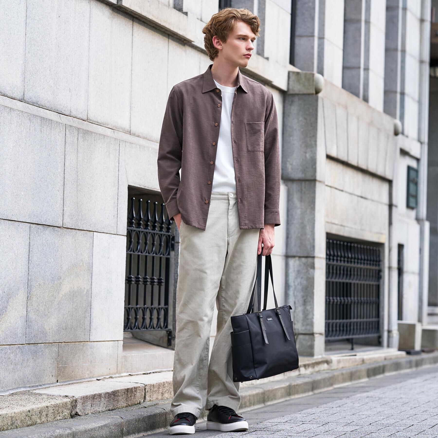 DRESSTERIOR「【ウォッシャブル】スウェードタッチ キュプラフィブリル シャツ」|シャツ・ブラウス|