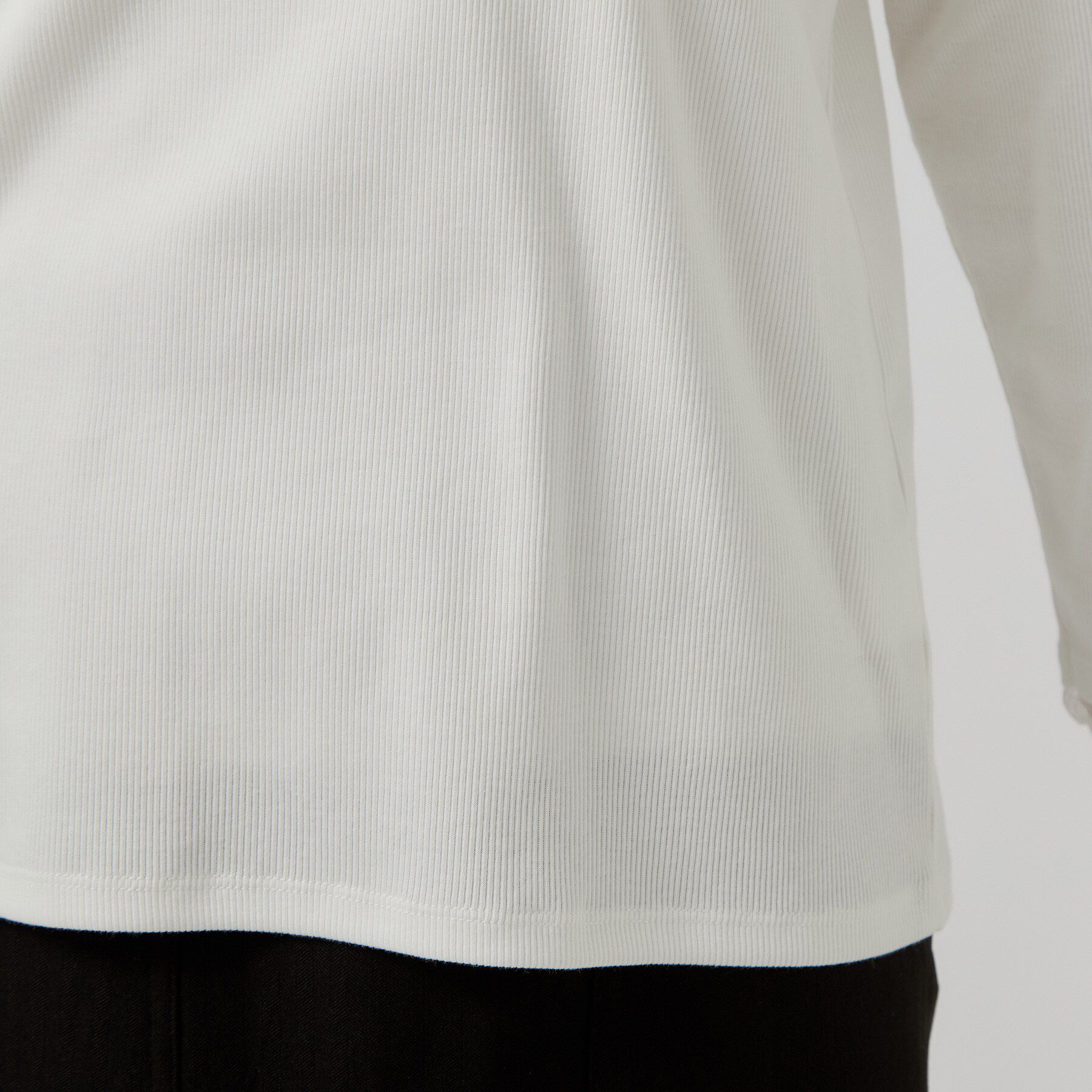 grove「【重ね着にも◎】チュールドッキングテレコカットソー」|Tシャツ・カットソー|