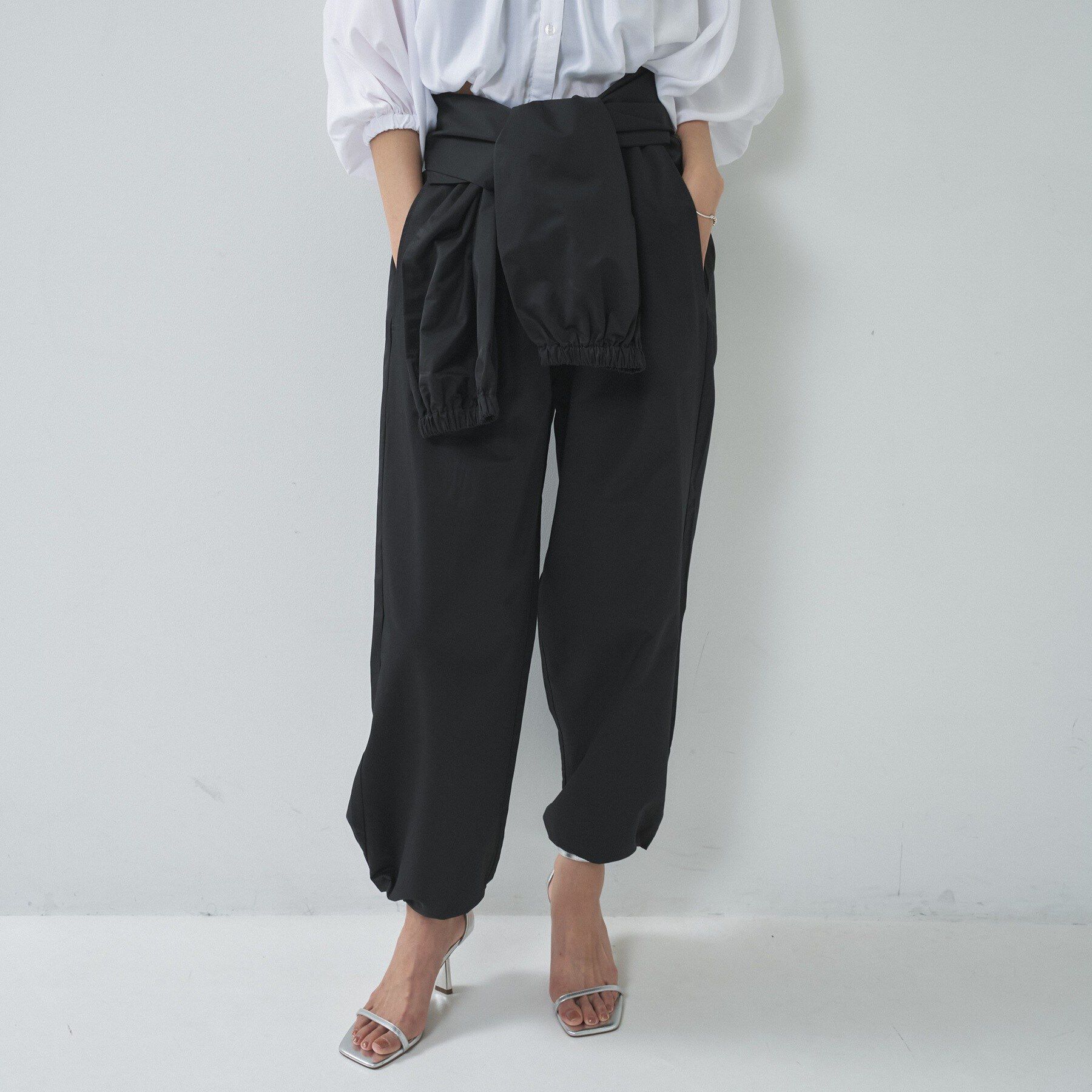 GALLEST「【一部店舗限定】ウエストラップジョガーパンツ」|その他|ブラック(019)