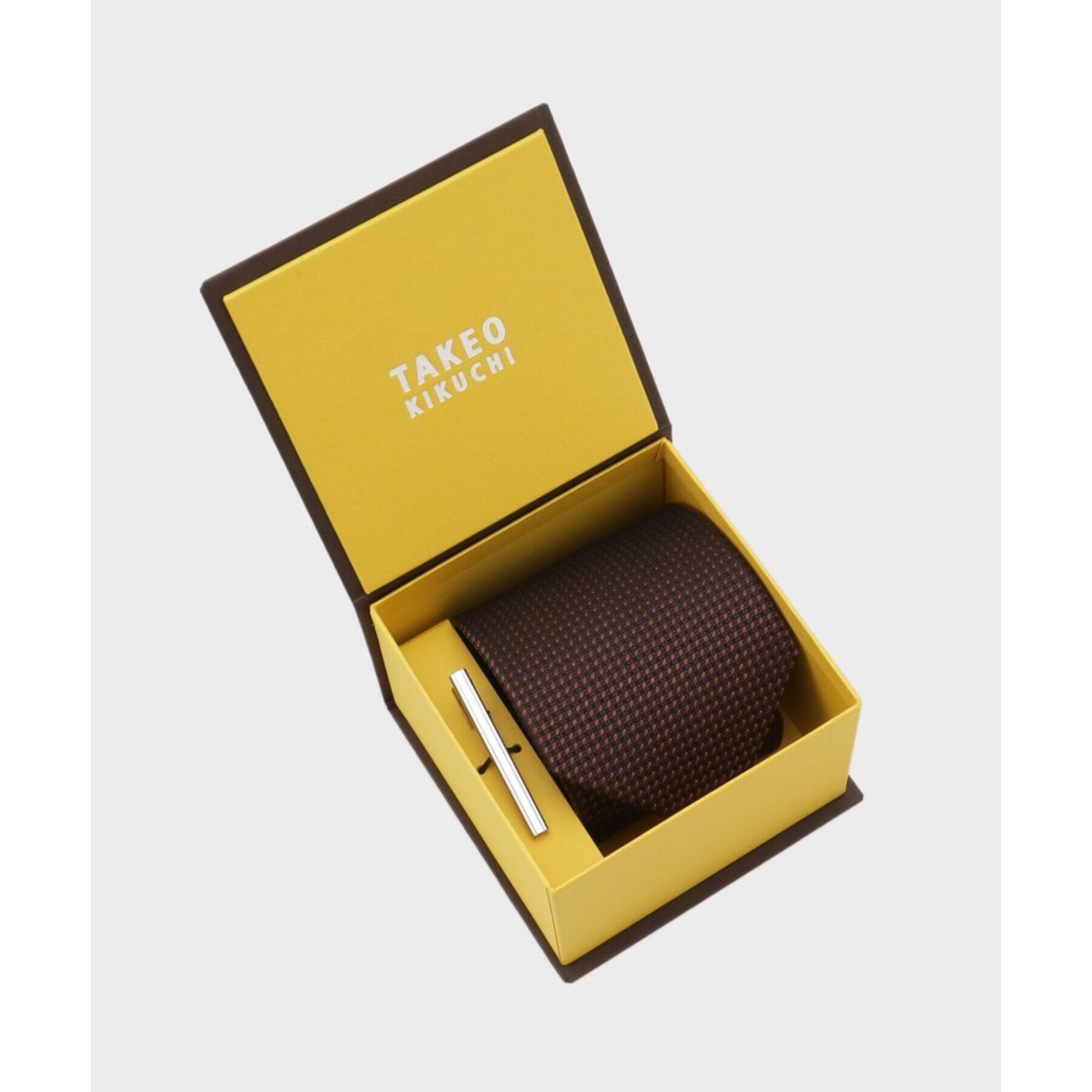 TAKEO KIKUCHI「【BOXセット/LIMITED】無地ネクタイ&タイバー」|ネクタイ・蝶ネクタイ|