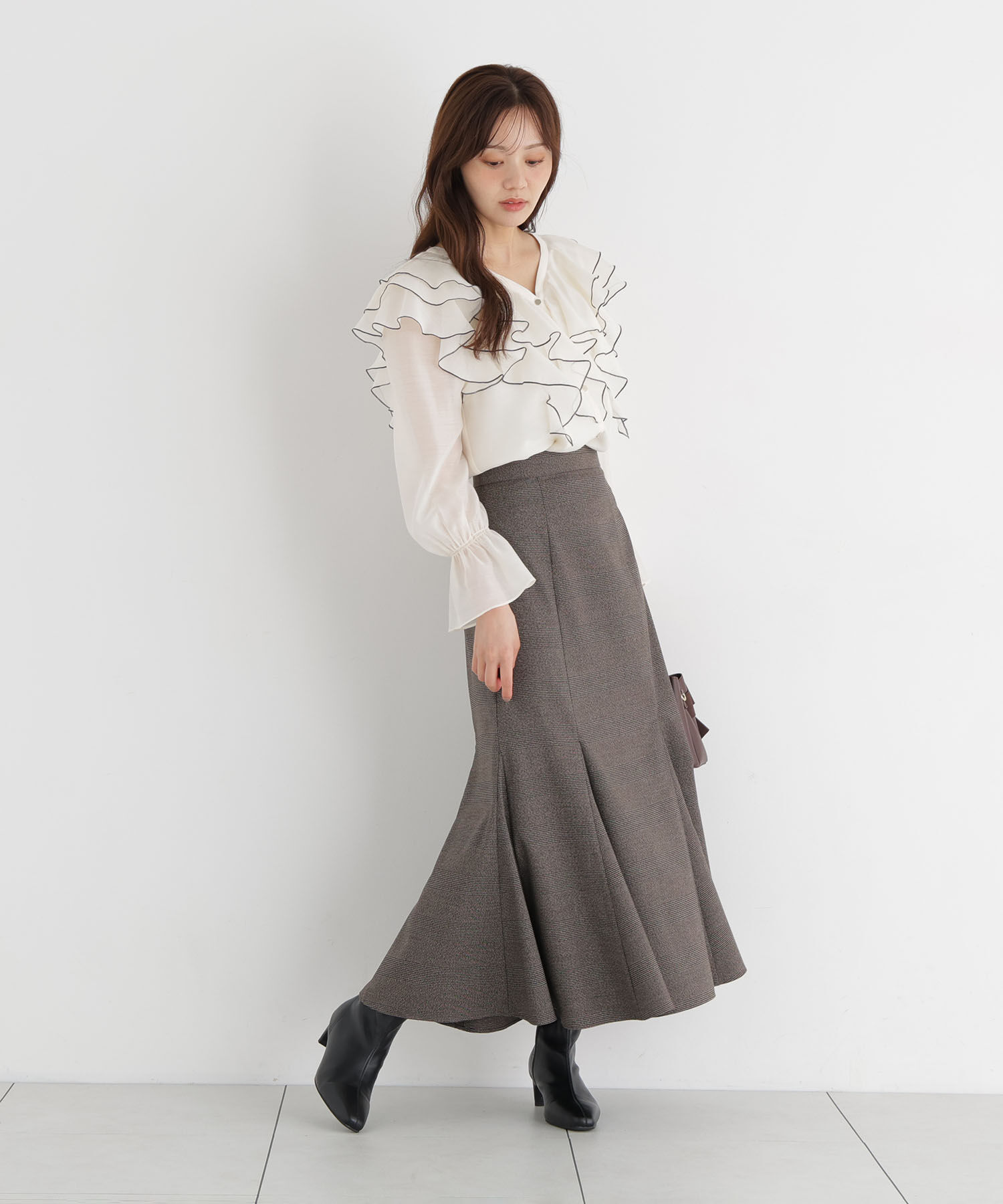PROPORTION BODY DRESSING「Autumuマーメイドスカート」|スカート|