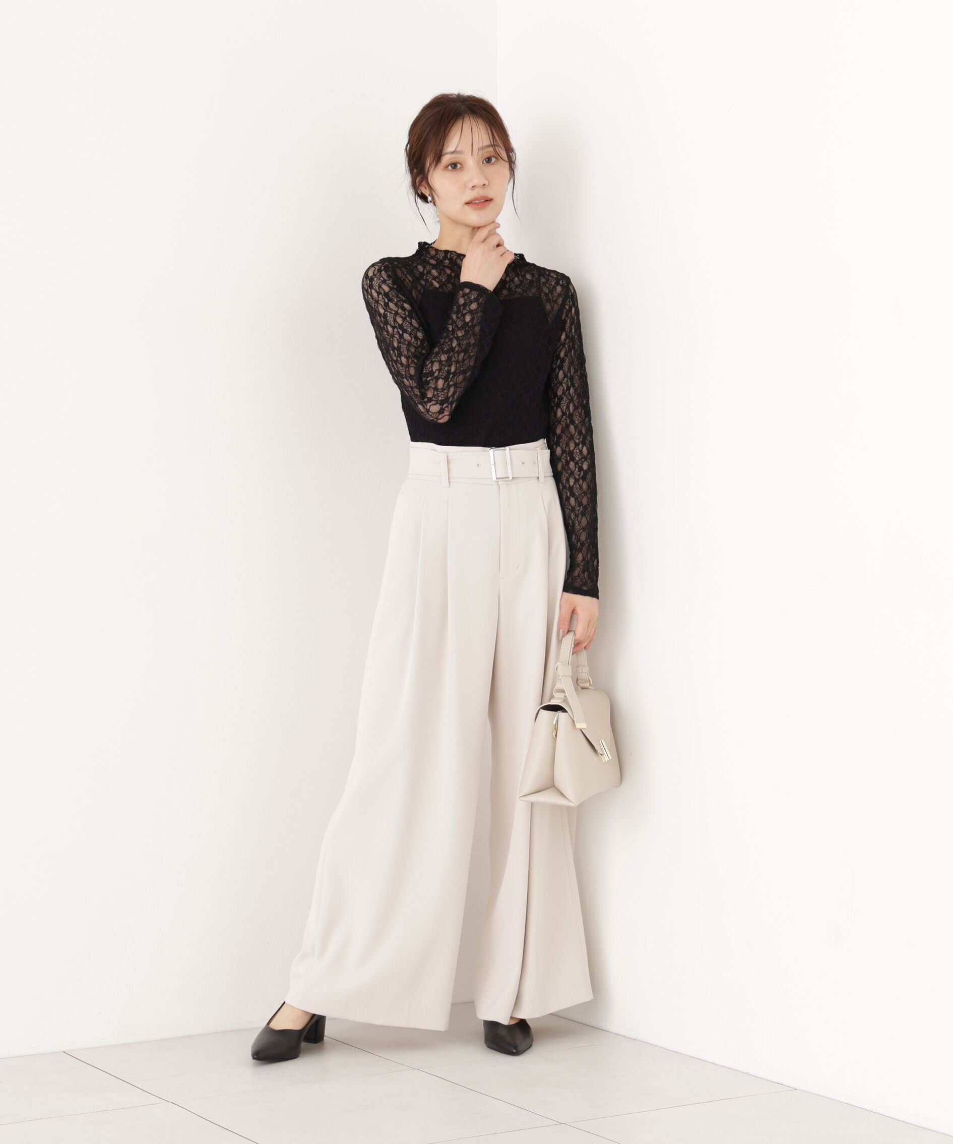 PROPORTION BODY DRESSING「カットレーストップス」|Tシャツ・カットソー|