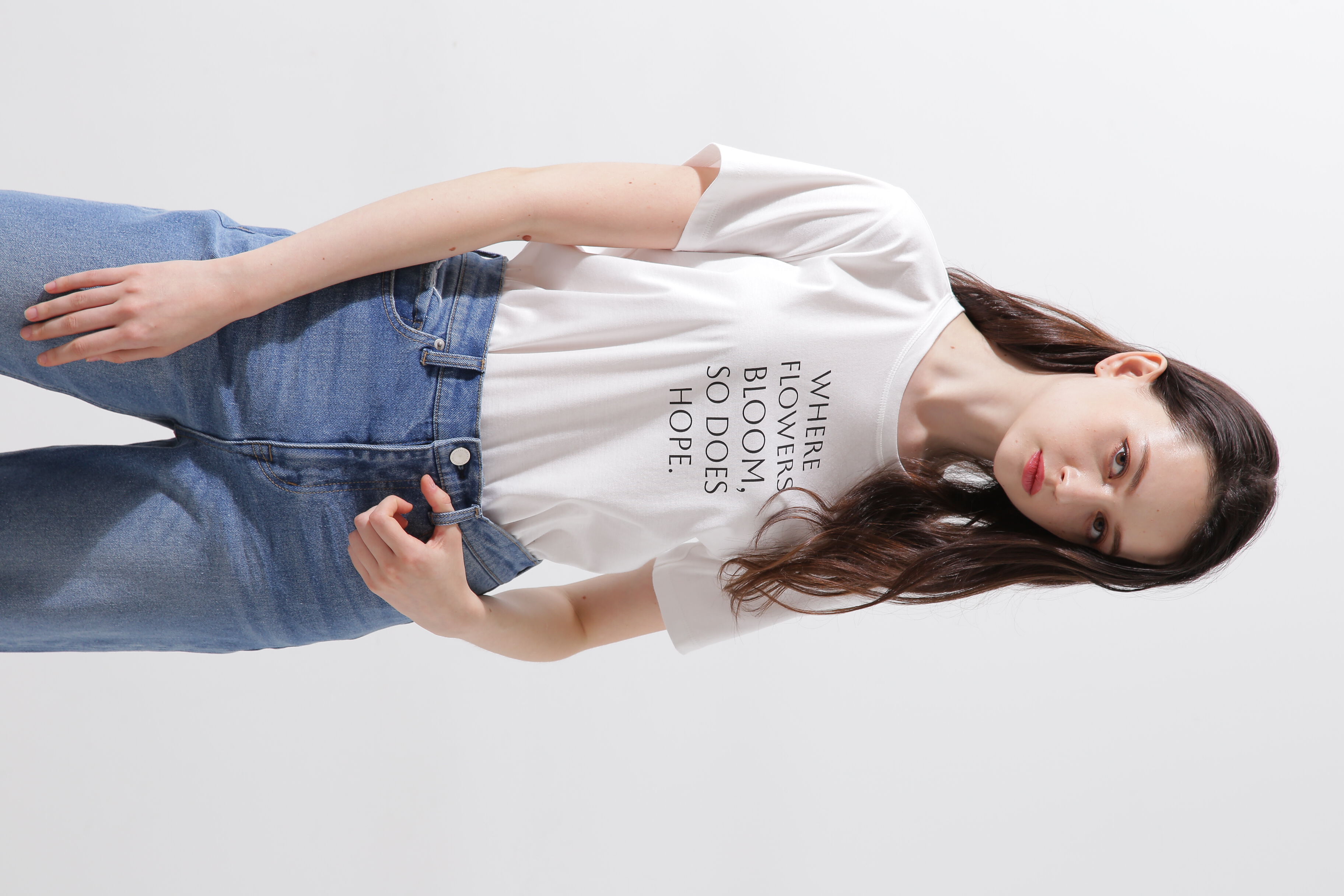  「◆Ｗｈｅｒｅ　ｆｌｏｗｅｒｓ　ｂｌｏｏｍ　Ｔシャツ」|Tシャツ・カットソー|