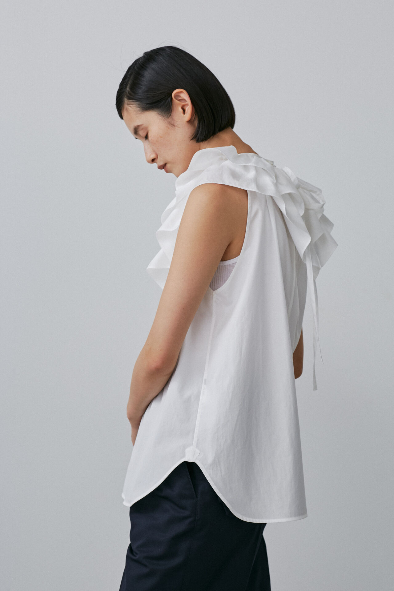 YLEVE 「BOURRIENNE &times; YLEVE / COTTON TYPEWRITER BL / LAN」|シャツ・ブラウス|