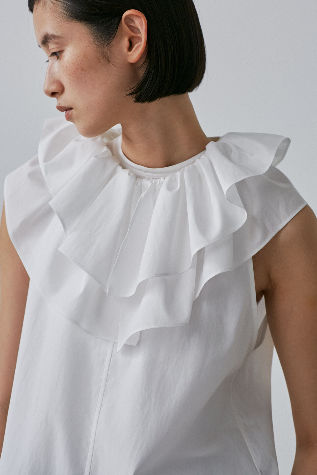 YLEVE 「BOURRIENNE &times; YLEVE / COTTON TYPEWRITER BL / LAN」|シャツ・ブラウス|