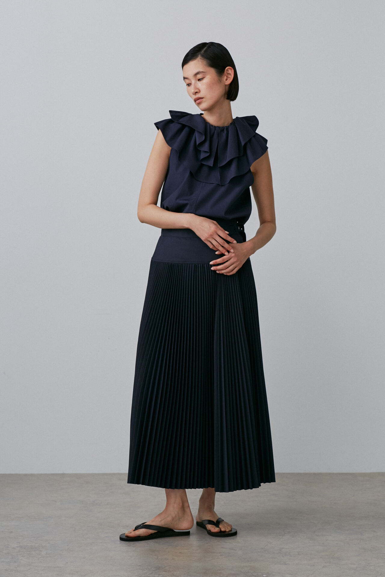 YLEVE 「BOURRIENNE &times; YLEVE / COTTON TYPEWRITER BL / LAN」|シャツ・ブラウス|