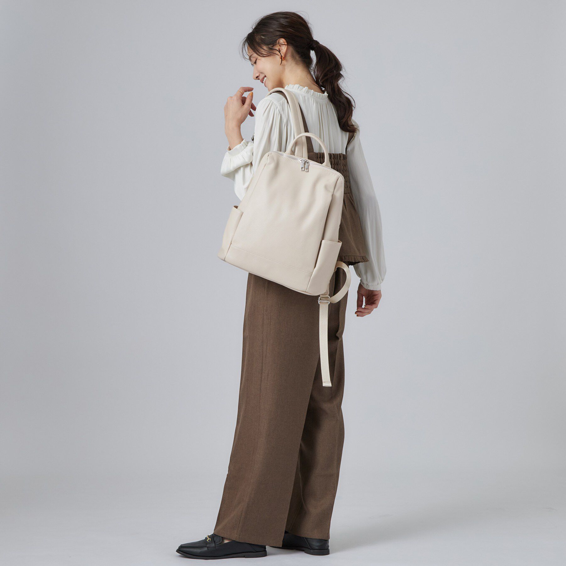 SHOO･LA･RUE「縦ファスナーリュック」|リュック|