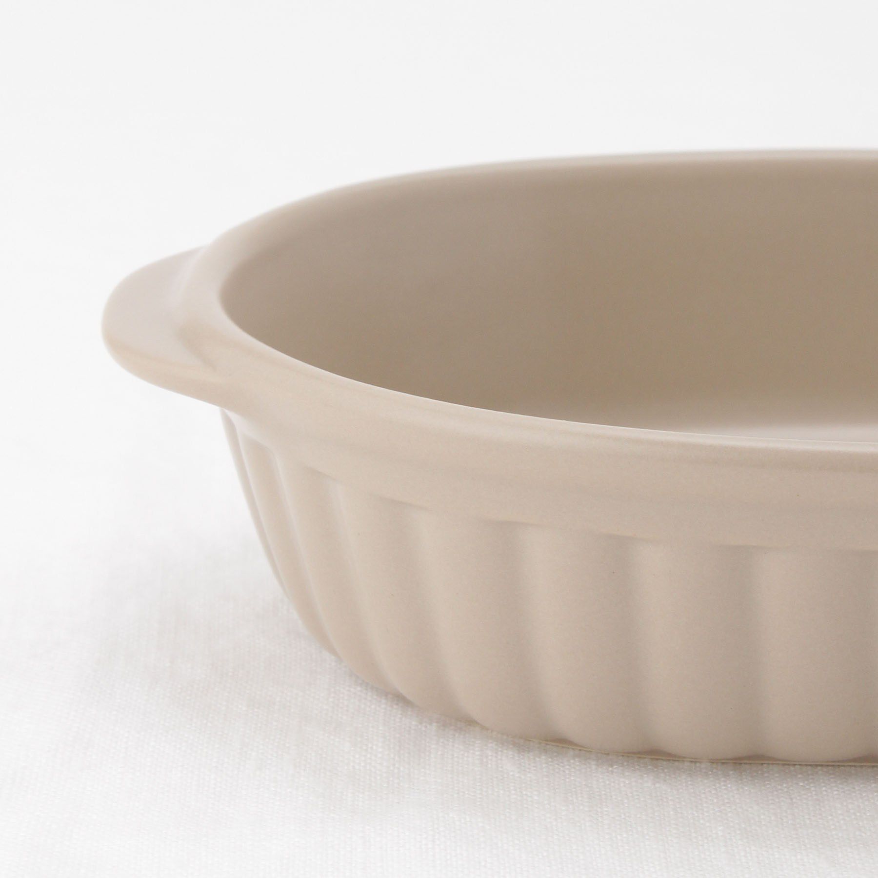 212 KITCHEN STORE「KOS オーバルグラタン グレージュ」|食器・キッチングッズ|