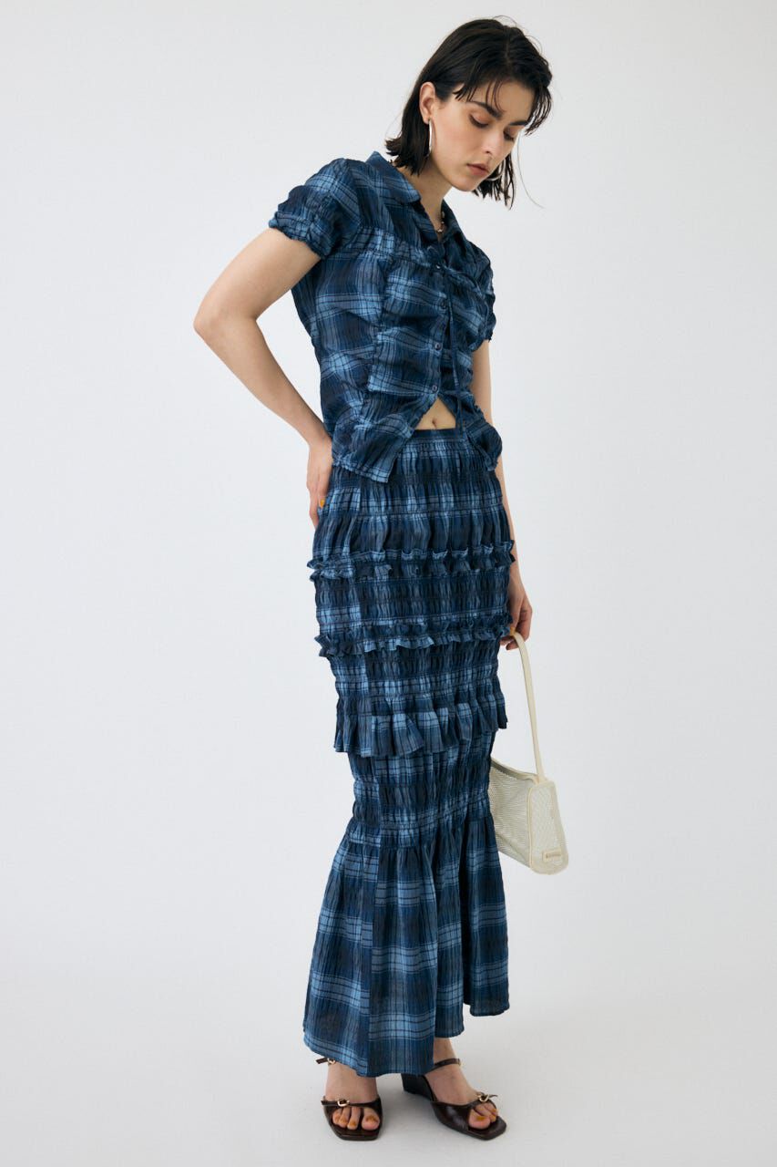 MOUSSY「SHIRRING LONG スカート」|スカート|