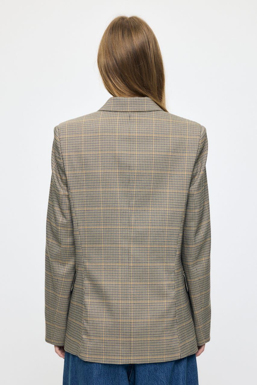 MOUSSY「DOUBLE BREASTED CHECK ジャケット」|その他|