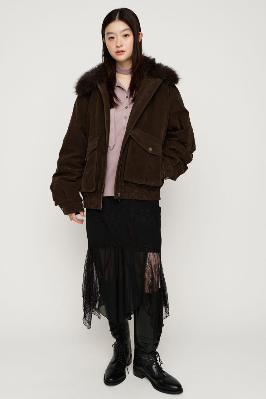 SLY「WASHED PUFFER ブルゾン」|ブルゾン・スタジャン|