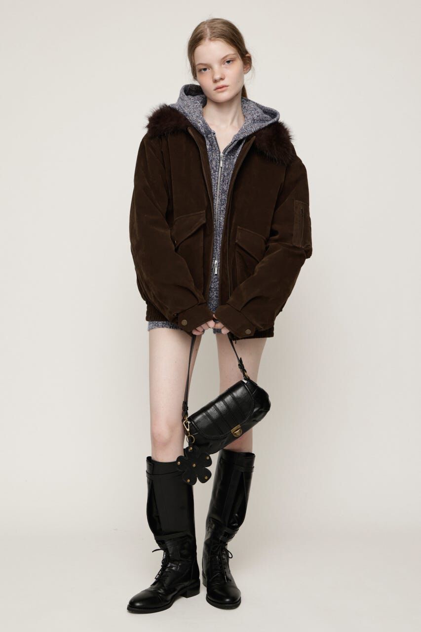 SLY「WASHED PUFFER ブルゾン」|ブルゾン・スタジャン|