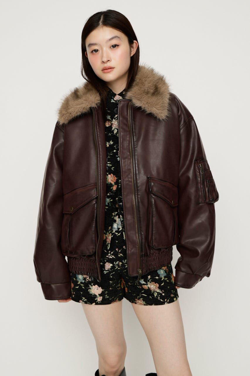 SLY「WASHED PUFFER ブルゾン」|ブルゾン・スタジャン|