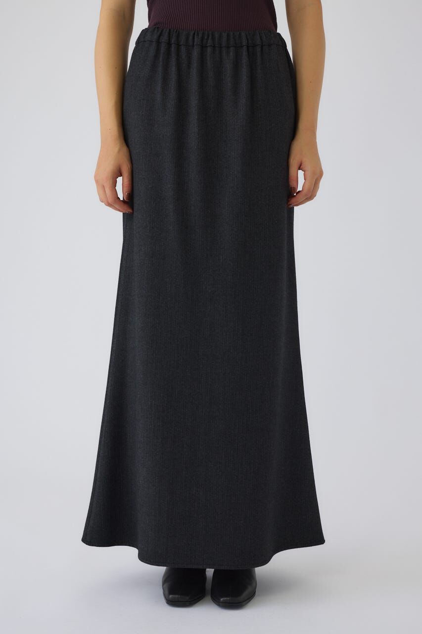 RIM.ARK 「Herringbone maxi SK」|スカート|BLK