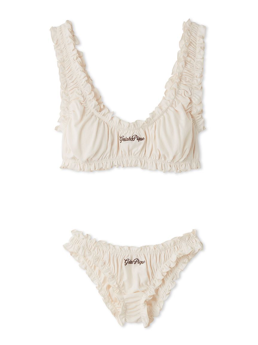gelato pique「針抜きフリルブラ&ショーツセット」|インナー|