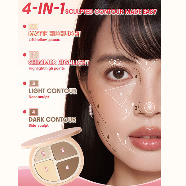  「SHEGLAM ハイパースカルト ハイライト＆コントゥアパレット ウォーム (10g)」|フェイスパウダー|