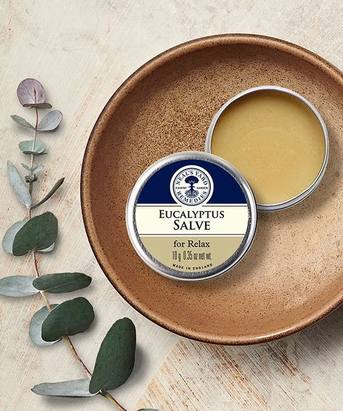 NEAL&rsquo;S YARD REMEDIES「ユーカリバーム 10ｇ」|ボディ保湿|