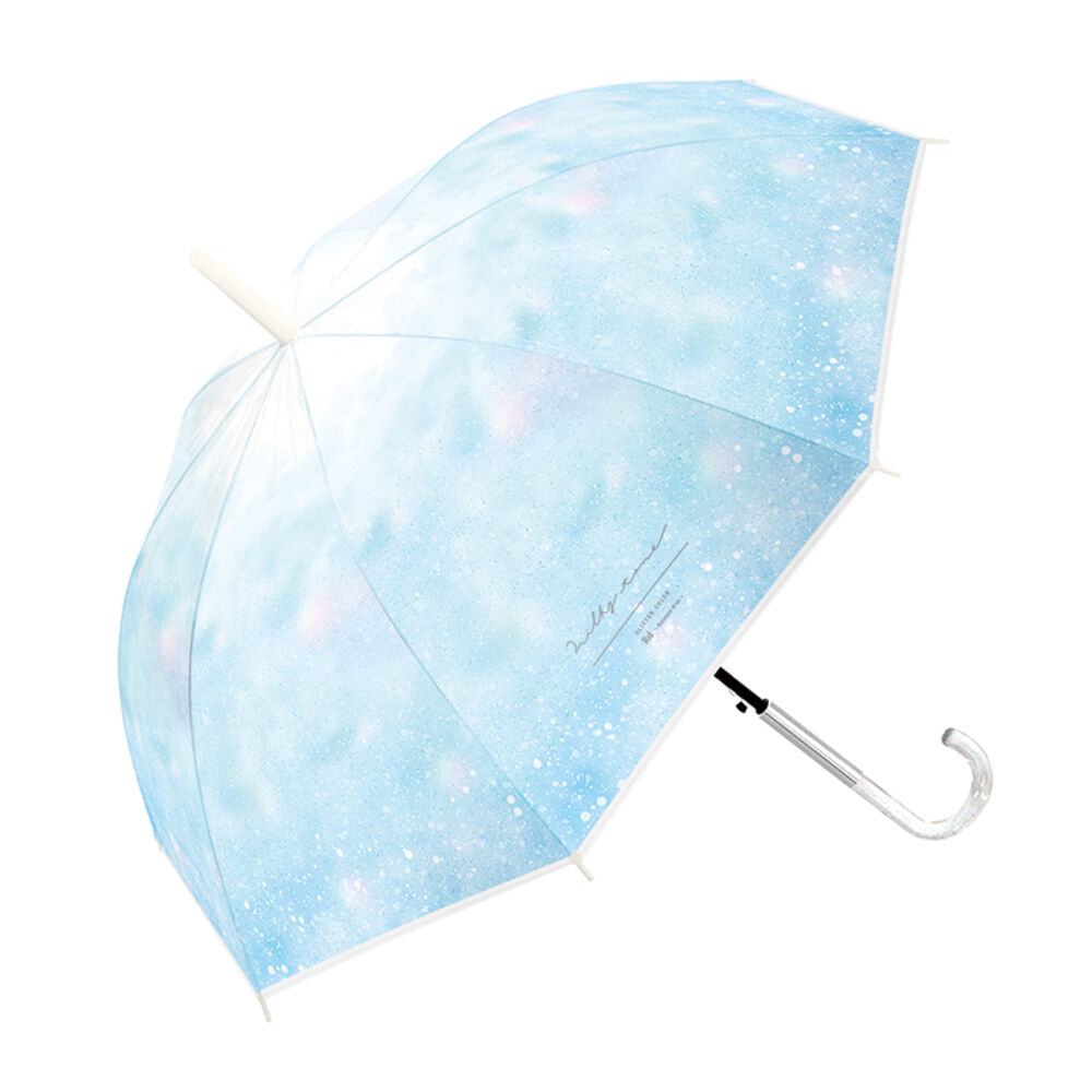 BACKYARD FAMILY「長傘 レディース 60cm かわいい 通販 長雨傘 雨傘 ビニール傘 ジャンプ傘 ジャンプ 傘」|傘|ブルー1