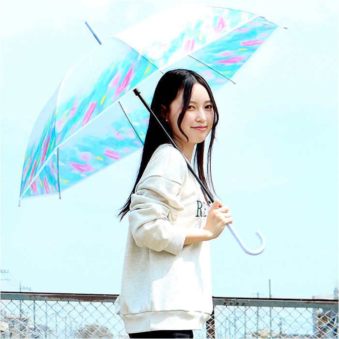BACKYARD FAMILY「長傘 レディース 60cm かわいい 通販 長雨傘 雨傘 ビニール傘 ジャンプ傘 ジャンプ 傘」|傘|
