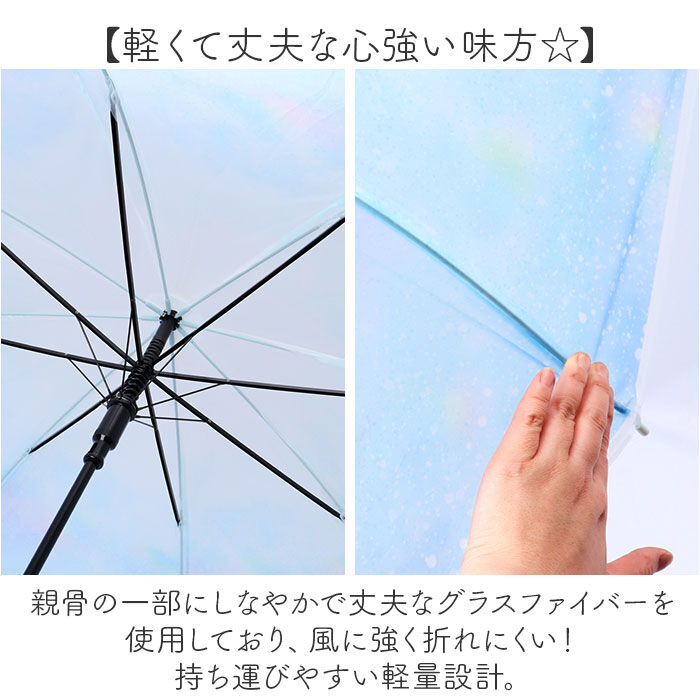 BACKYARD FAMILY「長傘 レディース 60cm かわいい 通販 長雨傘 雨傘 ビニール傘 ジャンプ傘 ジャンプ 傘」|傘|