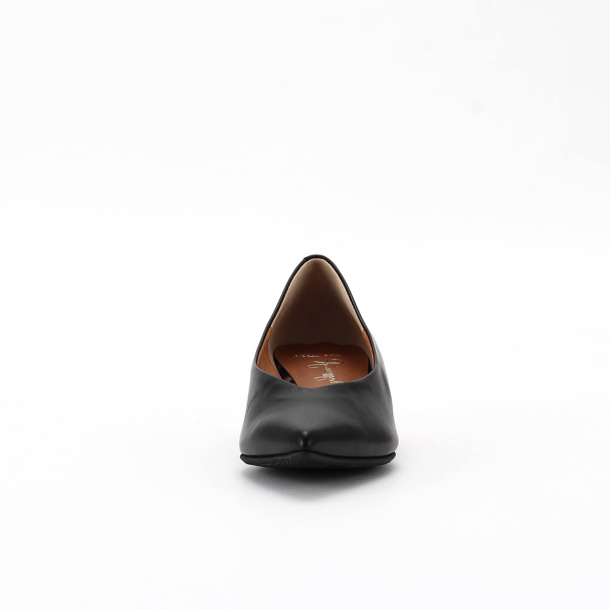 銀座かねまつ「【本革】【防水】メタル調ヒールパンプス」|パンプス|