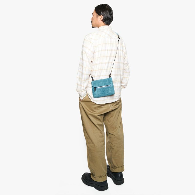 AS2OV「AS2OV / アッソブ WP SUEDE WALLET SHOULDER」|ショルダー・メッセンジャー|