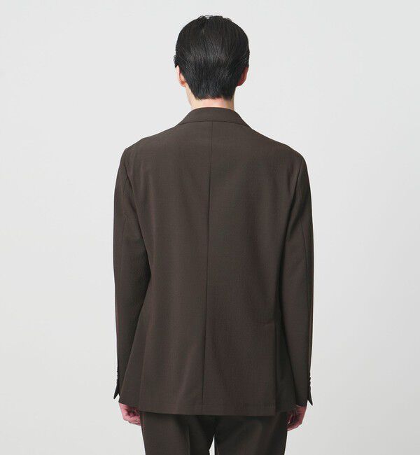 UNITED ARROWS「シアサッカー シングル 3ボタン テーラードジャケット COMFORT EASY‐MODEL ストレッチ」|テーラードジャケット|