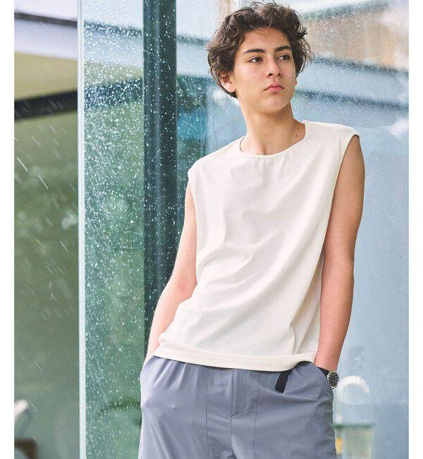 UNITED ARROWS green label relaxing「【別注/WEB限定】＜3/2 WORKS＞GLR ノースリーブ タンクトップ」|タンクトップ|OFF WHITE