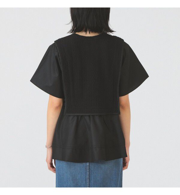 Ray BEAMS 「ケーブル ジャカード キリカエ プルオーバー」|Tシャツ・カットソー|