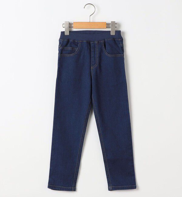 SHIPS KIDS「SHIPS KIDS:140～160cm / ソフト ストレッチ デニム パンツ」|デニム|ダークブルー
