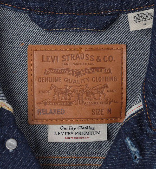 SHIPS「Levis: TYPE 1 TRUCKER NEW SELVE」|デニムジャケット|